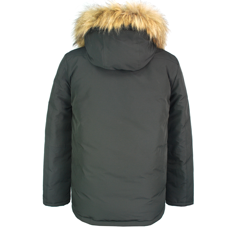 Waterproof windproof outdoor daily autumn fake fur padding long coats for winter jacket mens